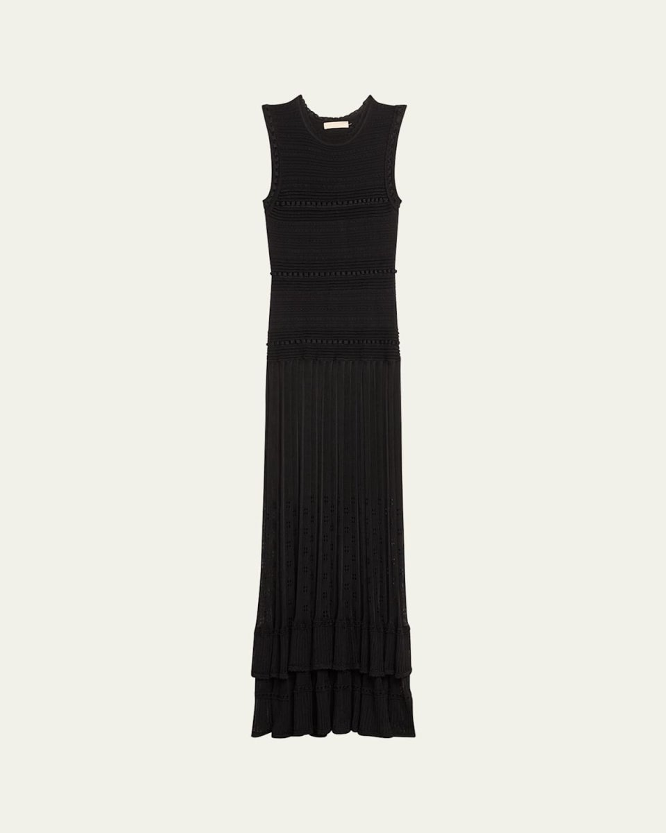Mirelle Textured Knit Maxi Dress